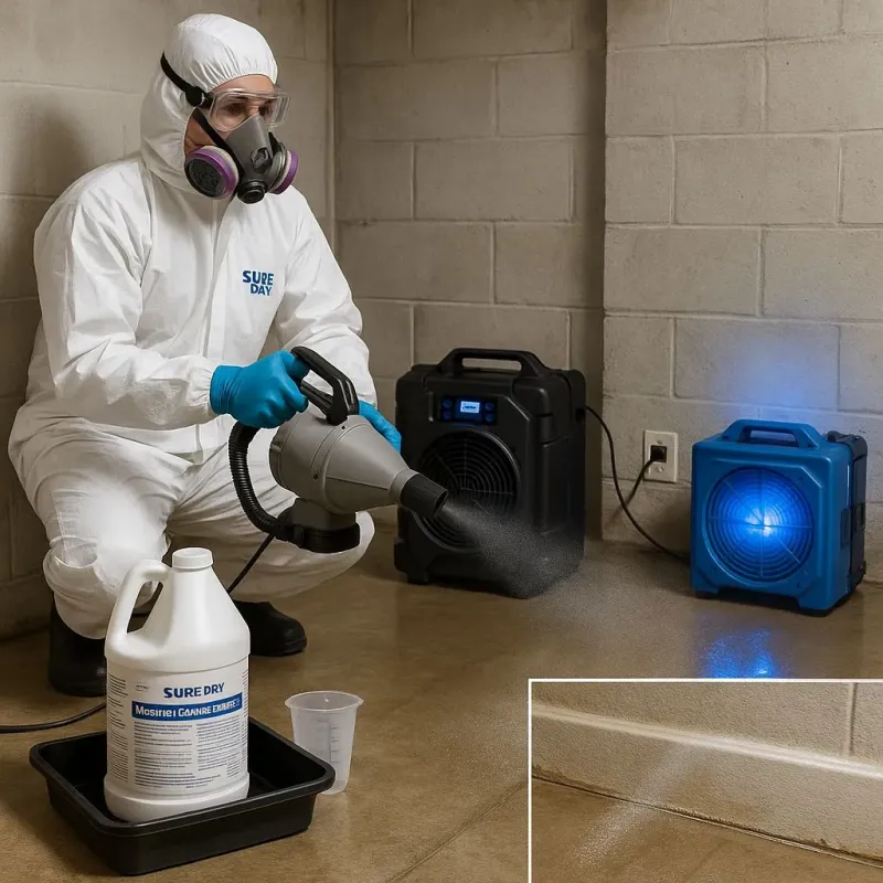 Sanitization and Odor Removal process in Somerset, MA